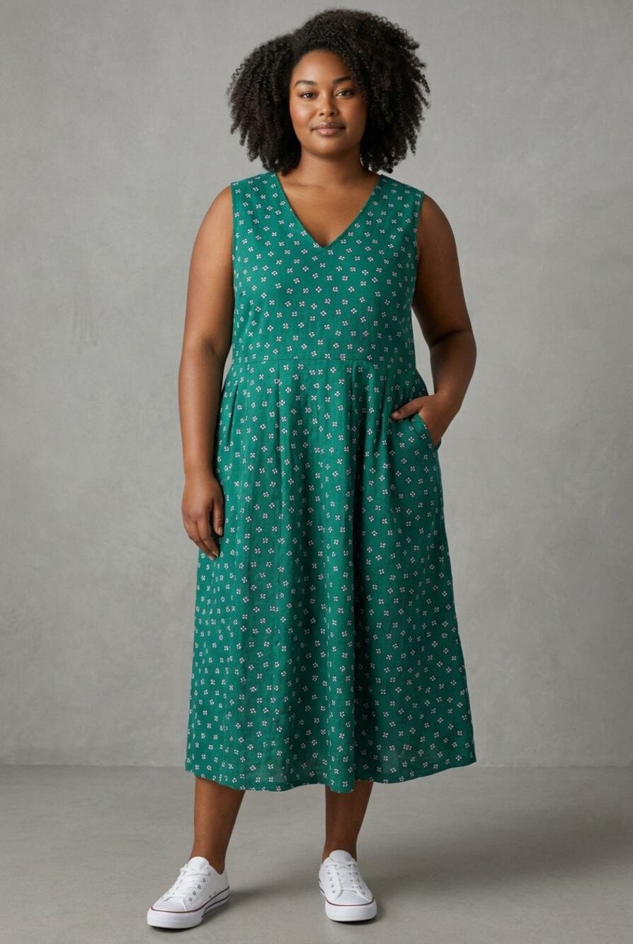 Dress 12 L Bryn Connelly green jumper 90s cottagecore schoolteacher vintage 90's